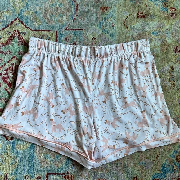 Spartina 449 Pajama Short Pink Poodles - Picture 5 of 6